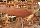 Quilla para classic yachts construction